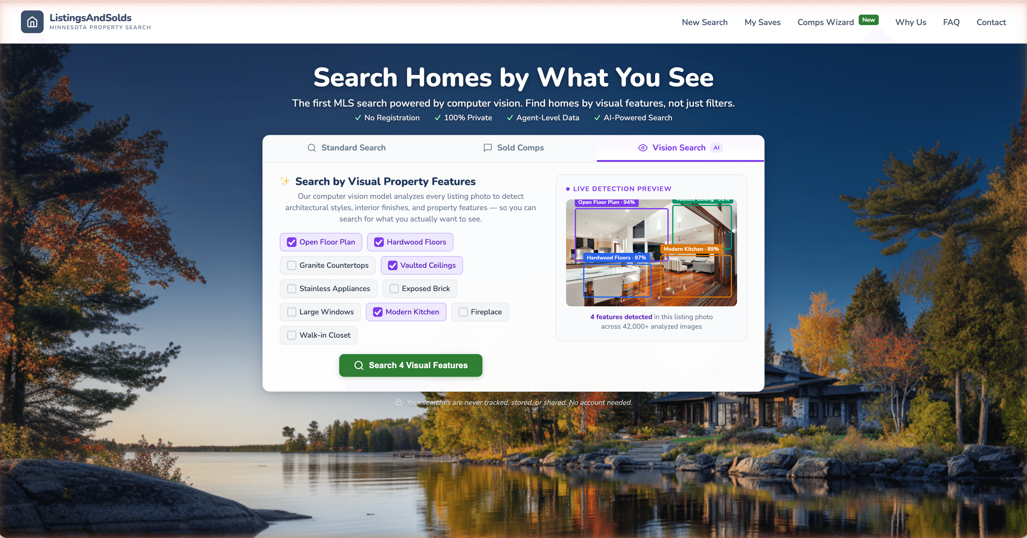 Listings and Solds screenshot